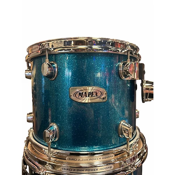 Mapex Used Mapex 4 Piece Pro M Blue Drum Kit.gc