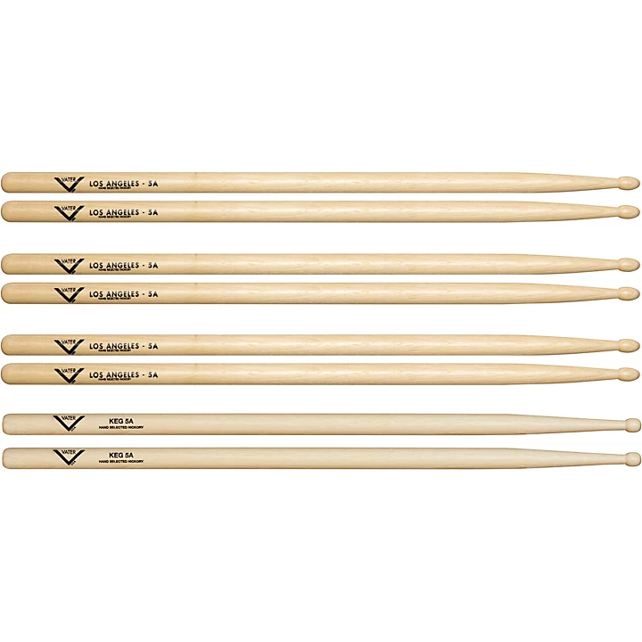 Buy 3 5A Wood Drum Sticks Get 1 Free KEG 5A