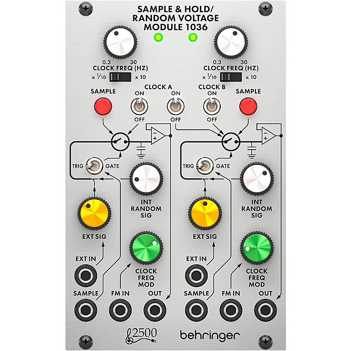 1036 Sample Hold Random Voltage Eurorack Module