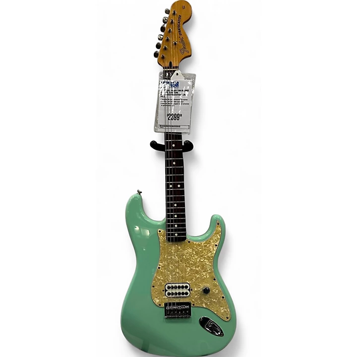Used 2002 Fender TOM DELONGE ORIGINAL SIGNATURE STRATOCASTER Seafoam Green Solid Body Electric Guitar