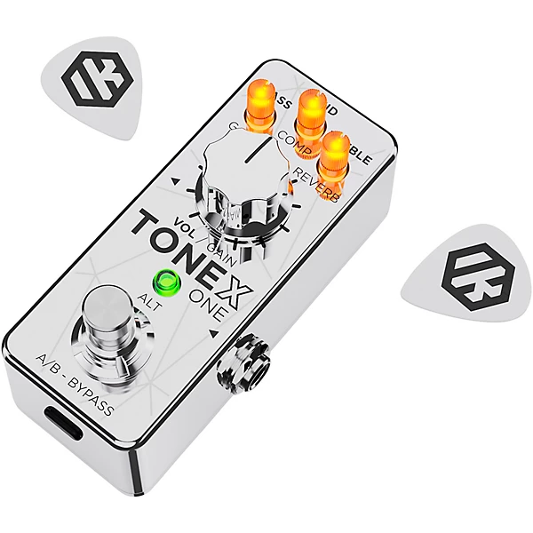 TONEX ONE Limited Edition Joe Satriani Collection Modeling Amp Distortion Effects Pedal Silver
