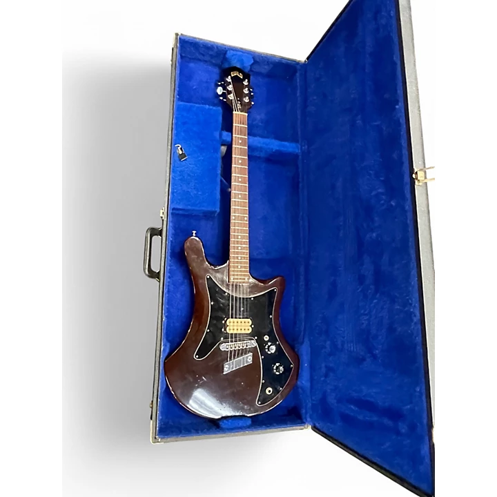 Vintage 1980 Guild S65D Vintage 1980 Dark Chesnut Solid Body Electric Guitar