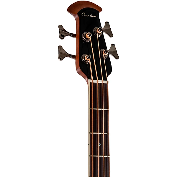 Ovation CEB44 1N G Celebrity Elite Mid Depth Acoustic Electric Bass Guitar New England Burst