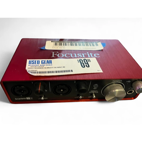 Focusrite Used Focusrite Scarlett 2i2 Gen 2 Audio Interface