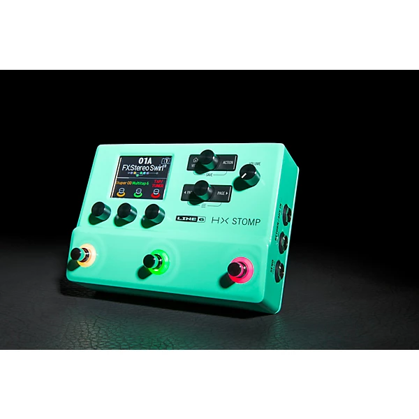 HX Stomp Limited Edition Multi Effects Pedal Seafoam Green