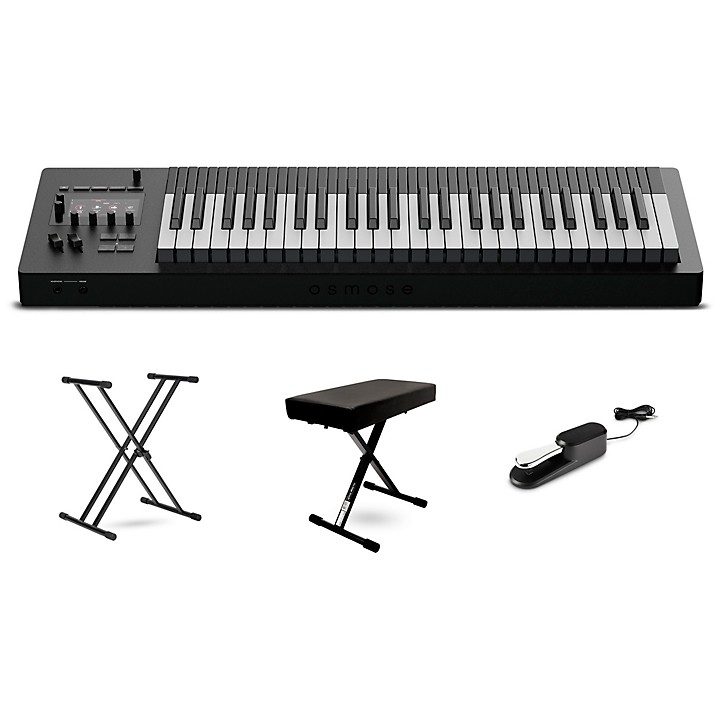 Osmose 49 49 Key Polyphonic Synthesizer Keyboard Essentials Bundle