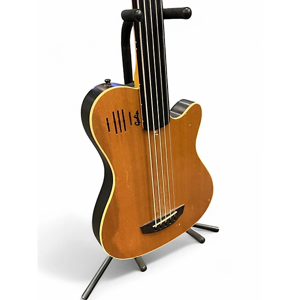 Used Godin A5 Ultra 5 String Natural Acoustic Bass Guitar