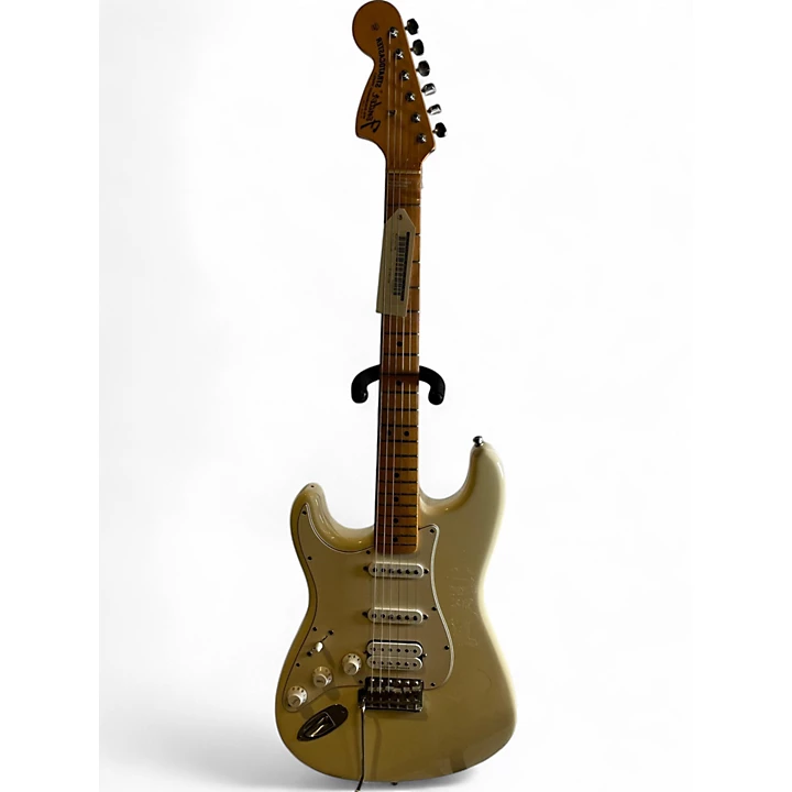 Used Fender Jimi Hendrix Artist Series Tribute Stratocaster Olympic White Solid Body Electric Guitar