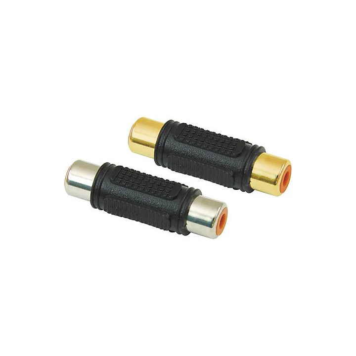 RCA Female to RCA Female Adapter Gold