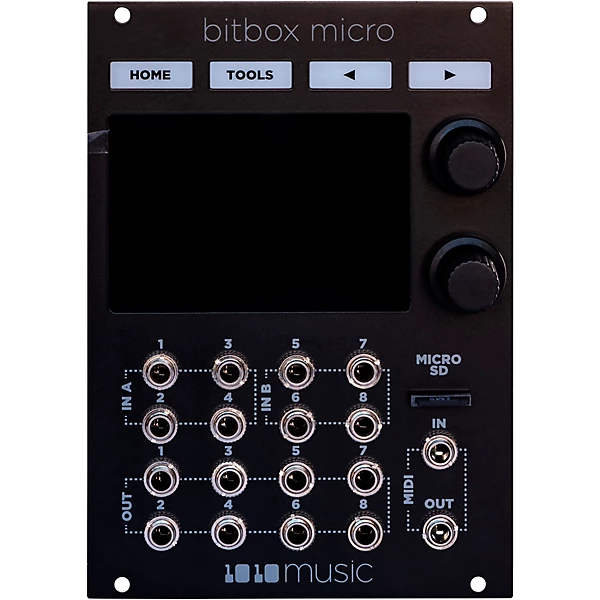 Bitbox Micro Eurorack Compact Sampler with Touchscreen Black