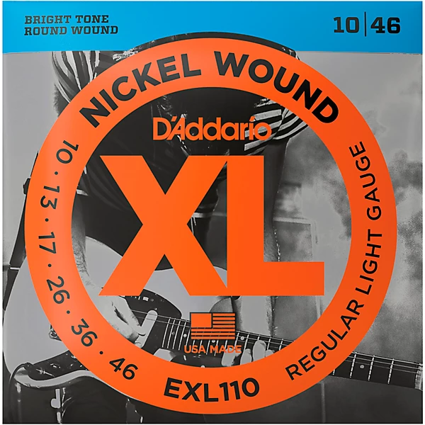 EXL110 Nickel Wound Light Electric Guitar Strings Single Pack