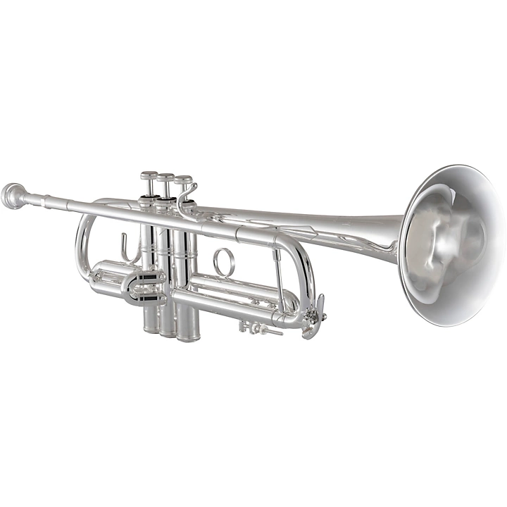 180 Stradivarius 43 Bell Series Professional Bb Trumpet with Reverse Leadpipe Silver plated Yellow Brass Bell