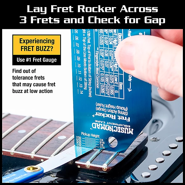 Precision Fret Rocker and Fret Gauge Kit