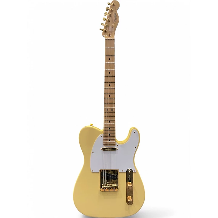 Fender Used Fender Limited Edition American Pro Telecaster Vintage White Solid Body Electric Guitar.gc