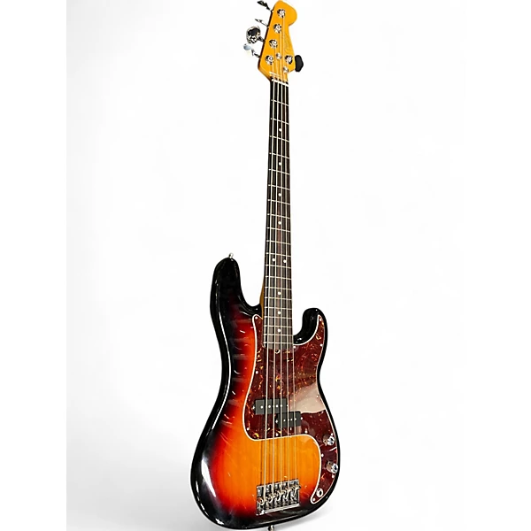 Used Fender american professional ii precision bass v Tobacco Sunburst Electric Bass Guitar