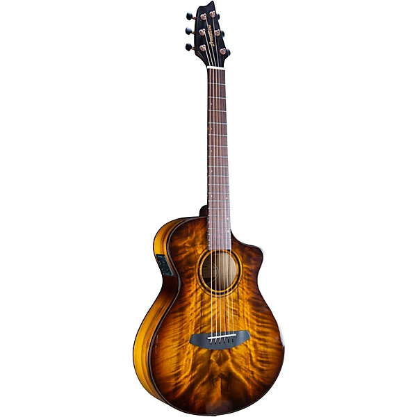 Breedlove Pursuit Exotic All Myrtlewood Companion Acoustic Electric Guitar Tiger's Eye