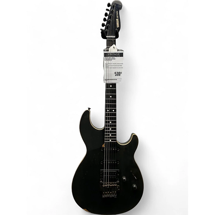 Vintage 1980s Yamaha SE700E Black Solid Body Electric Guitar