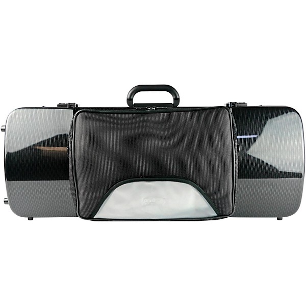 2202XL Hightech Large Adjustable Viola Case with Pocket Black Carbon