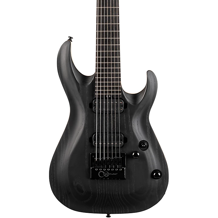 Cort KX707 EverTune 7 String Electric Guitar Satin Black