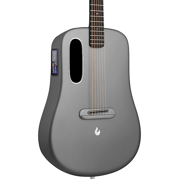 LAVA MUSIC ME 4 Carbon Fiber 38 Acoustic Electric Guitar with Airflow Bag Level 2 Space Grey