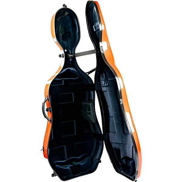 1002NW Newtech Cello Case with Wheels Terracotta