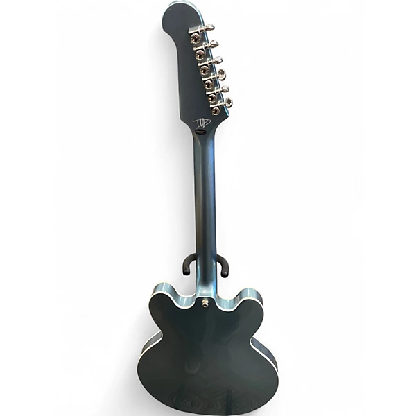 Epiphone Used Epiphone DAVE GROHL SIGNITURE DG335 Pelham Blue Hollow Body Electric Guitar.gc