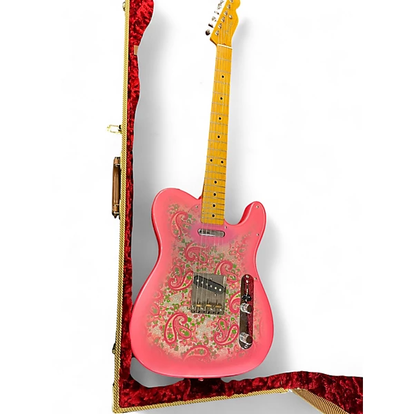 Used Fender Limited Edition '69 Telecaster MIJ Pink Paisley Pink Paisley Solid Body Electric Guitar