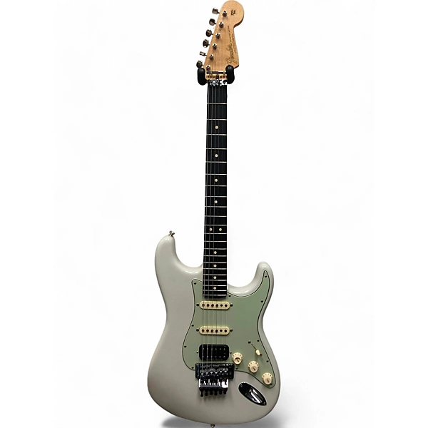Used Fender Custom Shop Zf Stratocaster Nos Hss Matte Olympic White Solid Body Electric Guitar