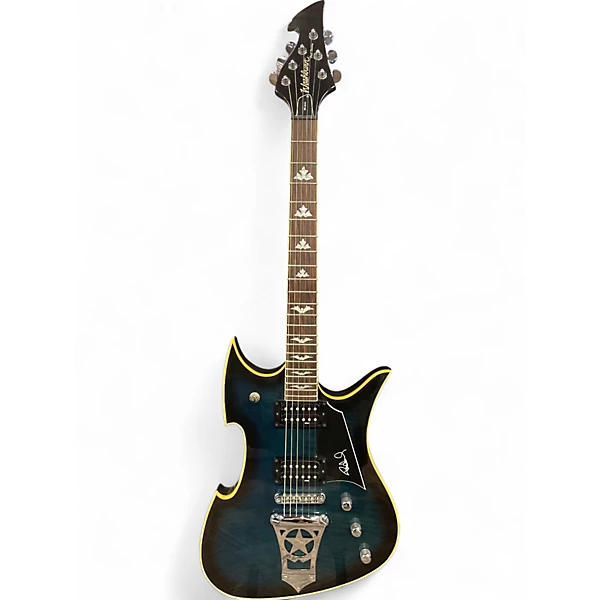 Used Washburn Paul Stanley Signature PS600 2 Tone Green Burst Solid Body Electric Guitar