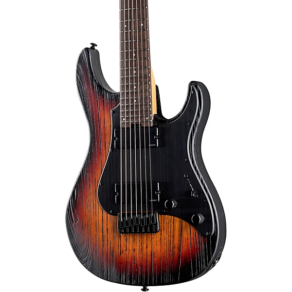 LTD SN 1007 Baritone Electric Guitar Fireblast