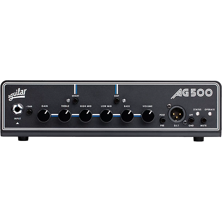 AG 500 V2 500W Bass Amp Head Black