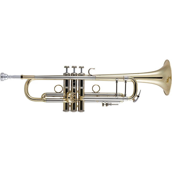 190 Stradivarius 72 Bell Vindabona Dual Bore Series Unlacquered Professional Bb Trumpet Unlacquered