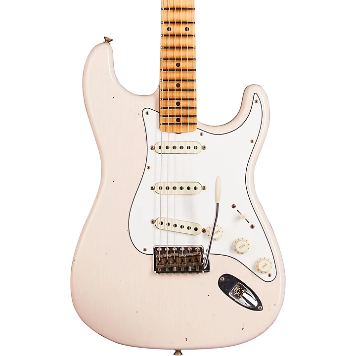 Fender Custom Shop Limited Edition Tomatillo Stratocaster Special Journeyman Relic Electric Guitar Super Faded Aged Shell Pink