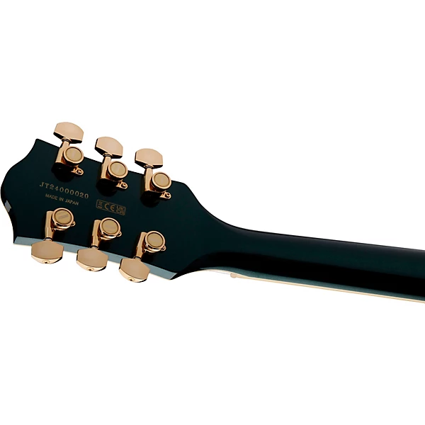 Gretsch Guitars Broadkaster LX Center Block With String Thru Bigsby and Gold Hardware Electric Guitar Cadillac Green
