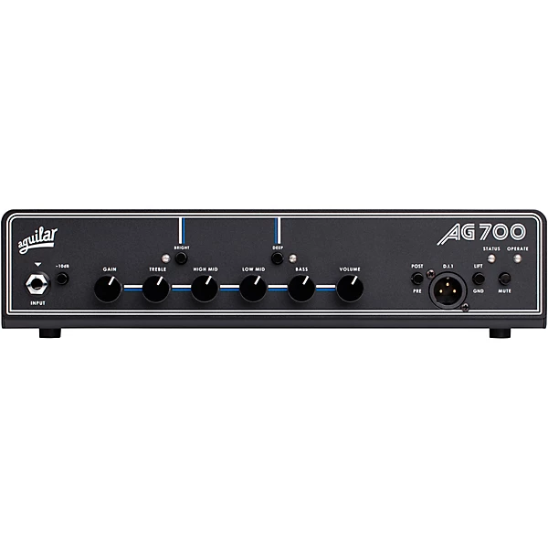 AG 700 V2 700W Bass Amp Head Black