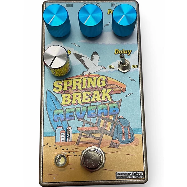 Used 2025 Summer School Electronics Spring Break Reverb Effect Pedal