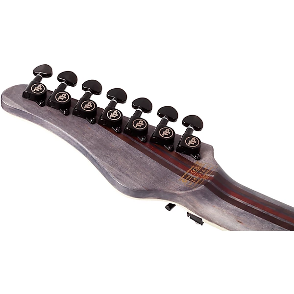 Schecter Guitar Research PT 7 FR S SLS Elite Evil Twin Electric Guitar Satin Black