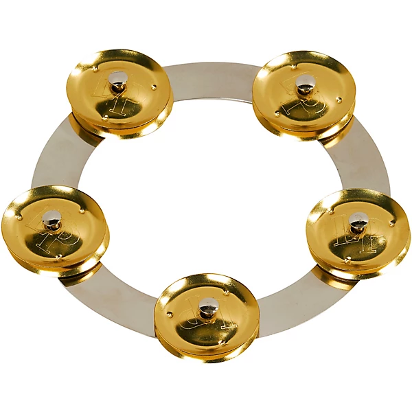 Tambo Ring Stainless Steel with Brass Jingles 6 in