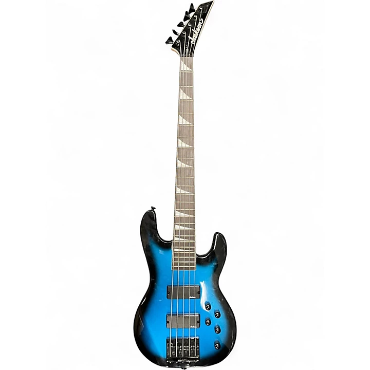 Jackson Used Jackson JS3V Concert 5 String BLUE Electric Bass Guitar