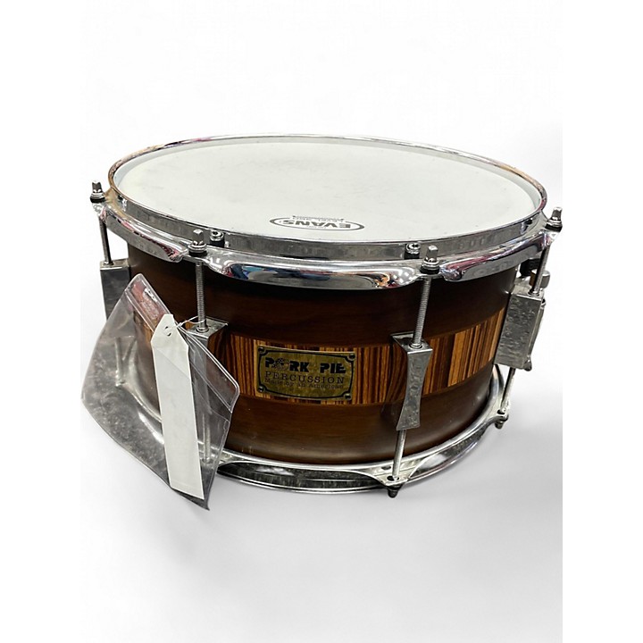 Pork Pie USA 2018 7X13 ROSEWOOD ZEBRAWOOD SNARE Drum.gc