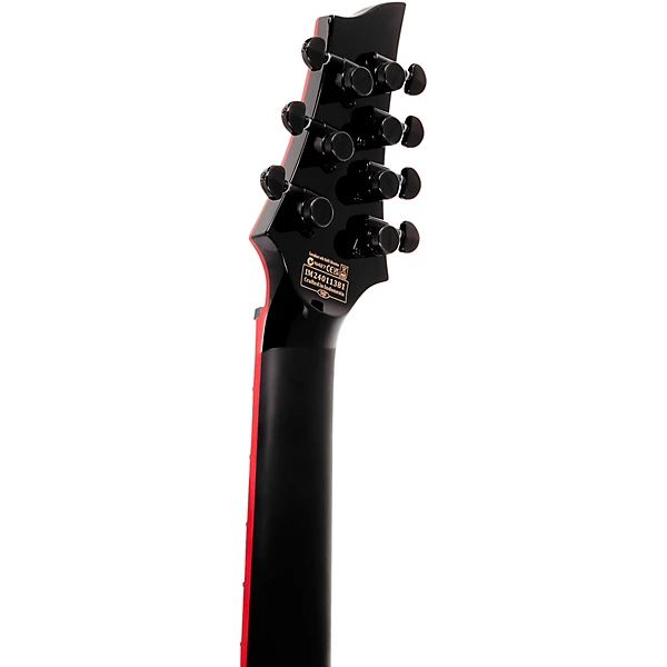 Sunset 7 Red Dawn Electric Guitar Gloss Black