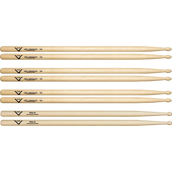 Buy 3 5A Wood Drum Sticks Get 1 Free KEG 5A