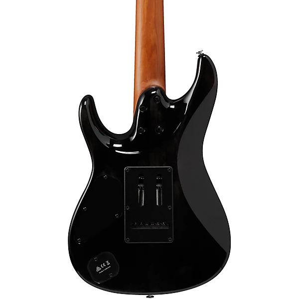 AZ Premium 7 String Electric Guitar Charcoal Black Burst