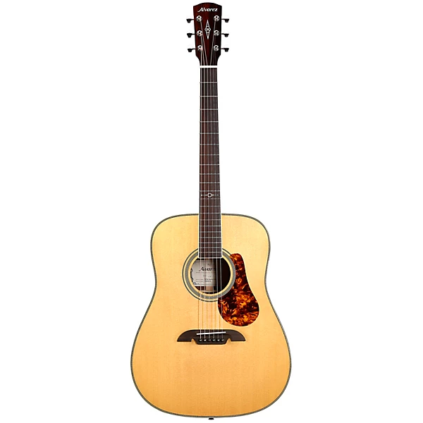 Alvarez MD70 Herringbone Dreadnought Acoustic Guitar Natural