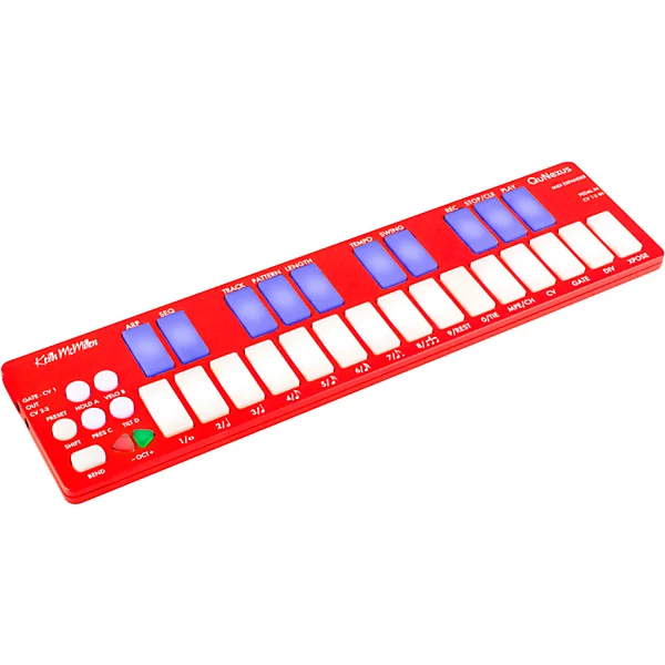 QuNexus MPE MIDI CV Mini Keyboard Controller Red
