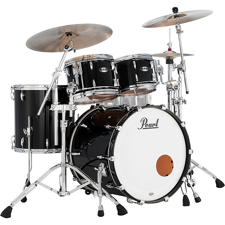 Pearl Masters Maple 4 Piece Shell Pack Piano Black
