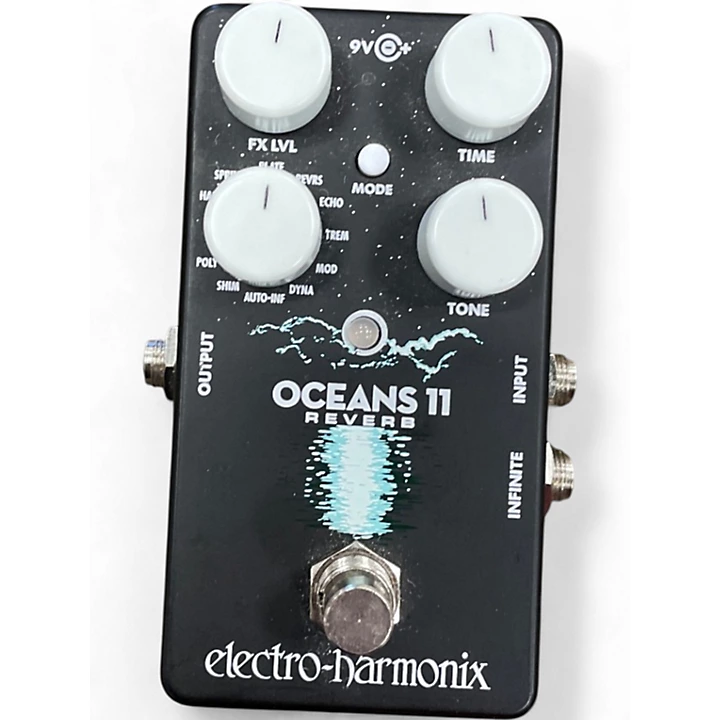 Used Electro Harmonix Oceans 11  Reverb Effect Pedal