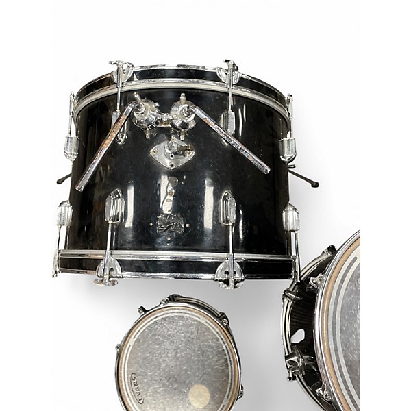 Cb Drums Used Cb Drums 3 Piece Drum set Black Drum Kit.gc