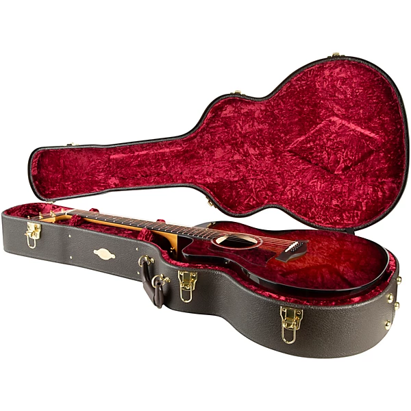 Taylor 224ce K Deluxe Grand Auditorium Left Handed Acoustic Electric Guitar Shaded Edge Burst