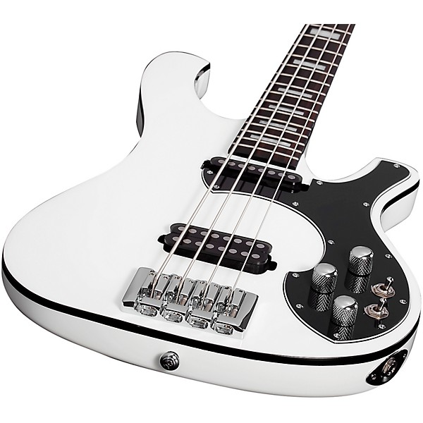Schecter Guitar Research Stargazer 4 Electric Bass Guitar Gloss White